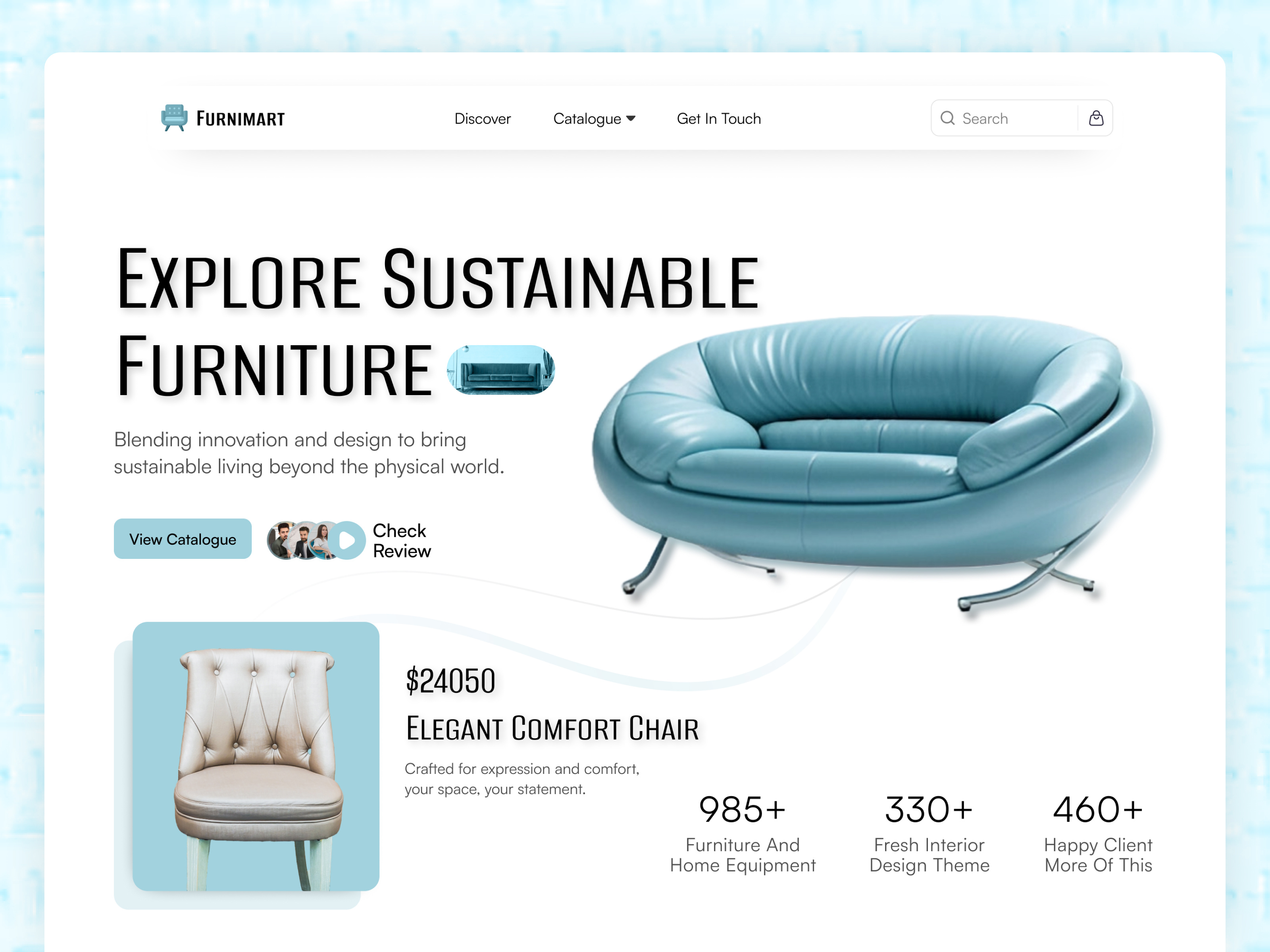 Example of Website Landing Page Design In Wordpress