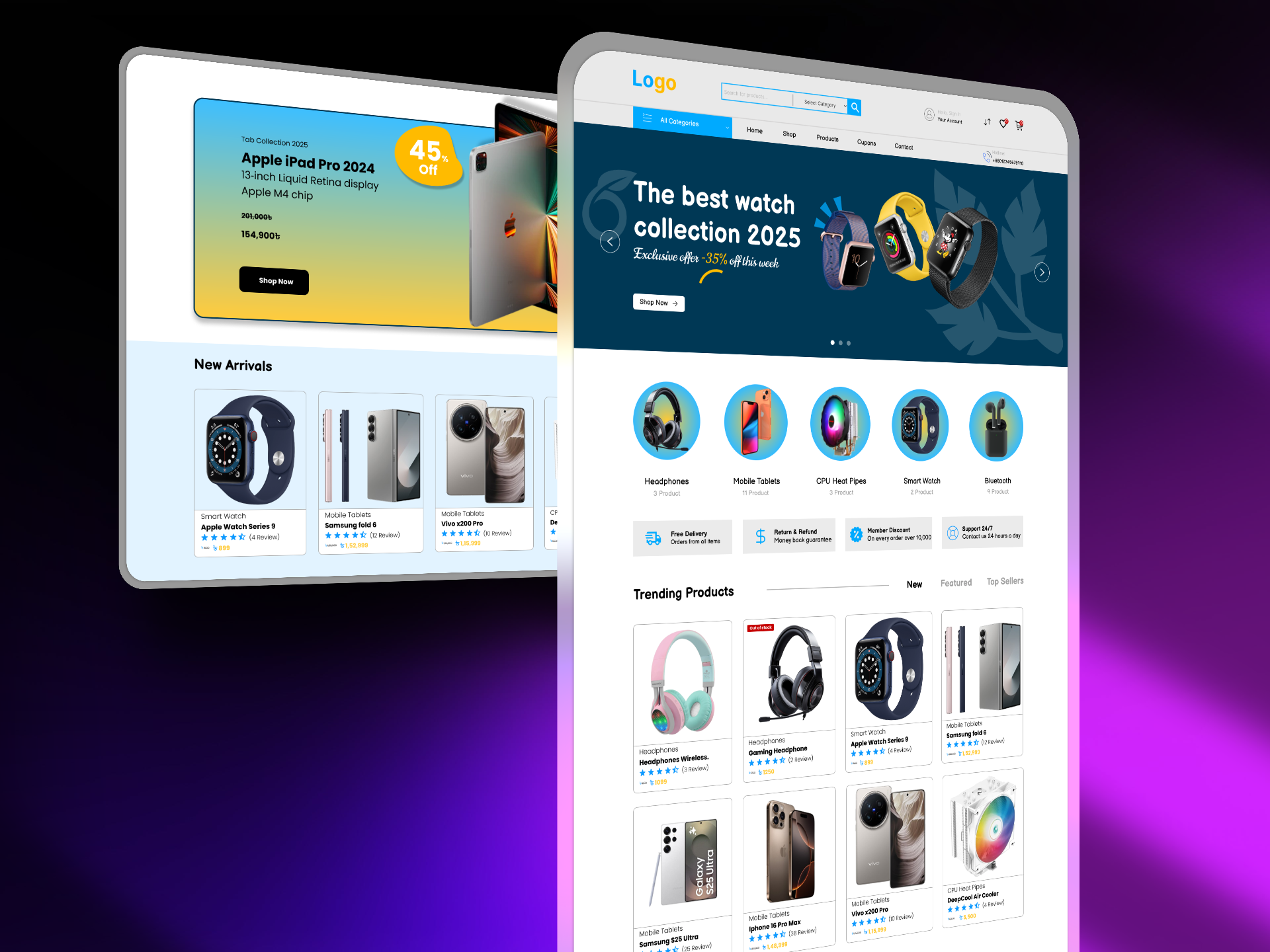 E-commerce websites app branding design graphic design logo ui