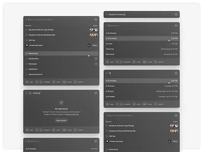 Quick search menus — Untitled UI cmd k command k product design quick search search menu ui design user interface