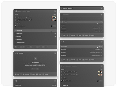 Quick search menus — Untitled UI cmd k command k product design quick search search menu ui design user interface