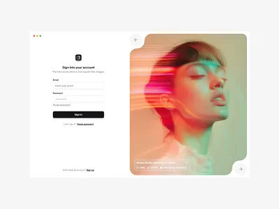 Sign into your account — Untitled UI create account log in login onboarding sign in signin web design