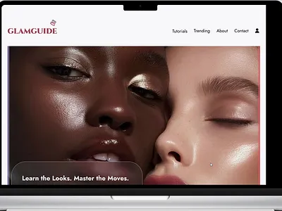 Website for viewing and finding makeup #UIdesign #UI/UX app branding design graphic design illustration logo typography ui ux vector