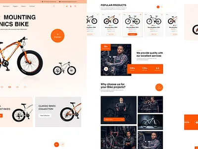 Ecommerce Landing Page Design agency landingpage marketpalce page product template ui ui page ux webpage website