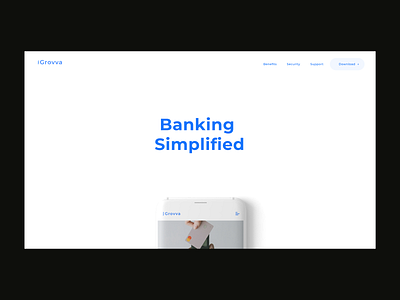 Grovva – Effortless Digital Banking clean