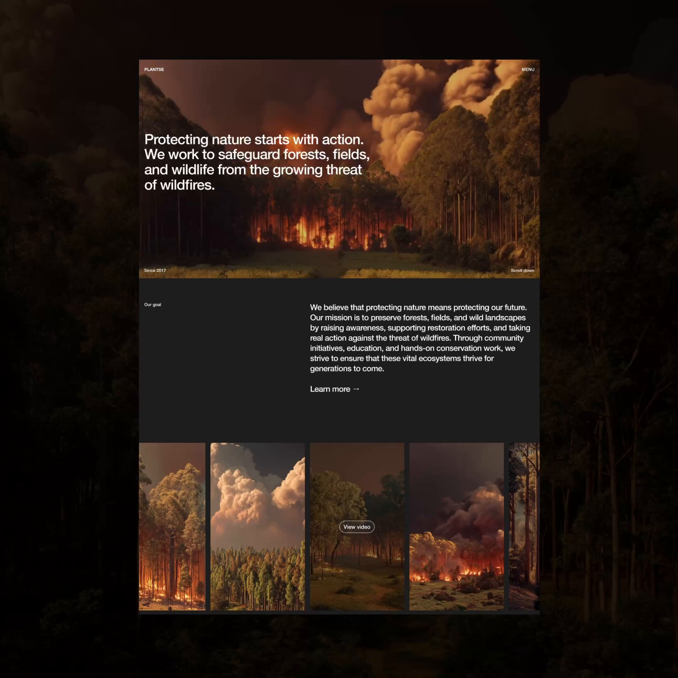 Example of Landing Page Design + Framer Development