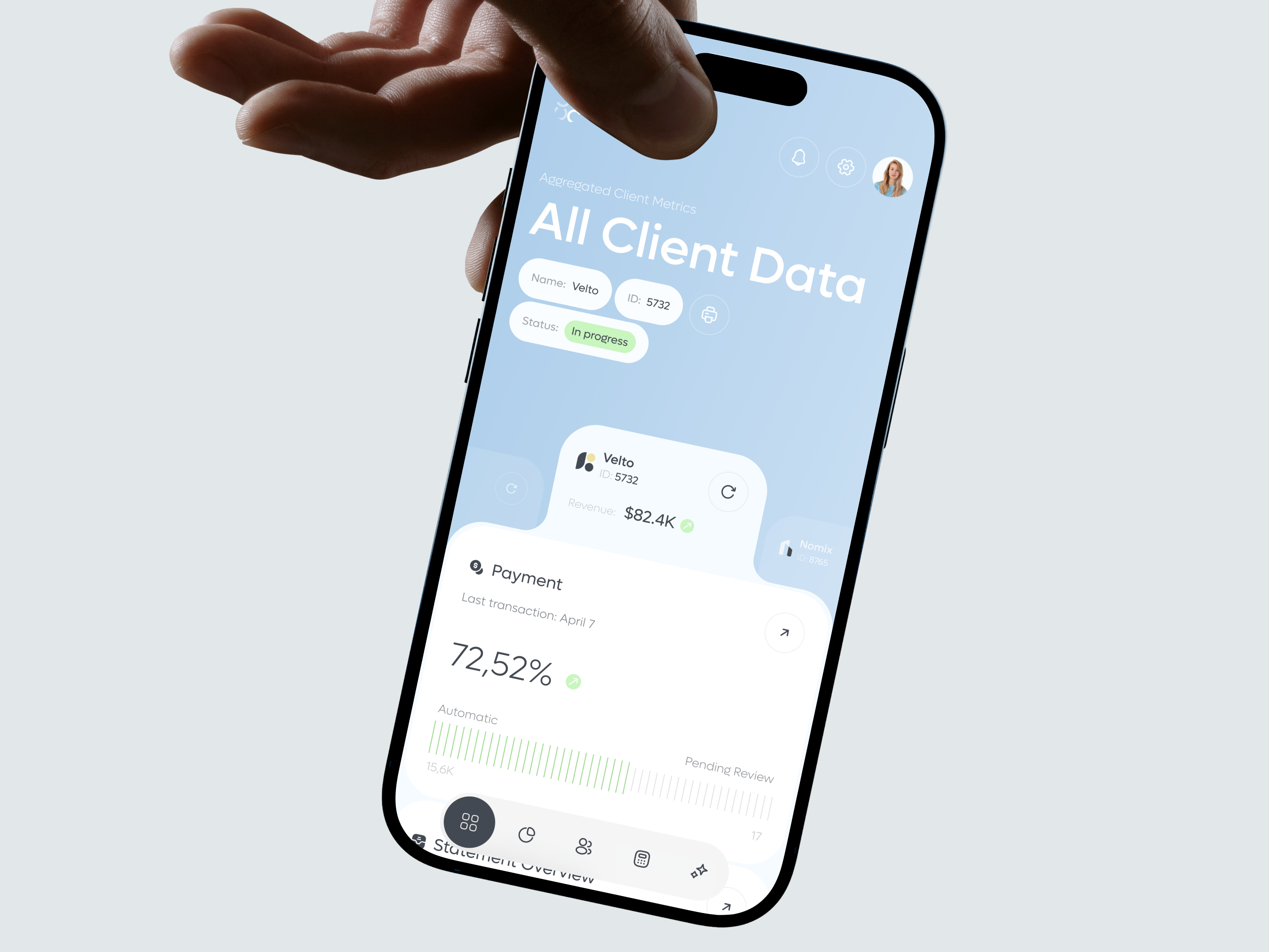 Clerio Mobile App - Workflow AI Assistant account ai app assistant automation b2b business crm dashboard design interface mobile product saas service sofwtare ui ux work workflow