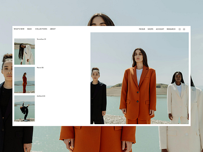 Conceptual UI - Fashion Ecommerce website design