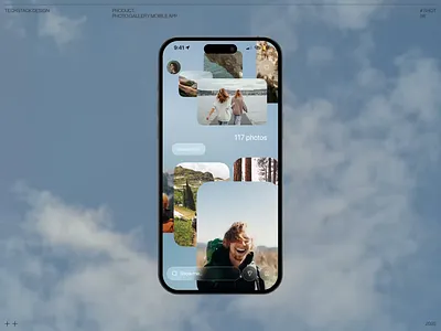 Photo Gallery Mobile App after effects animation app design design gallery gallery app interface mobile mobile app photogallery ui ui design