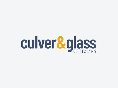 culver & glass opticians logo branding culver glass opticians logo design graphic design minimal
