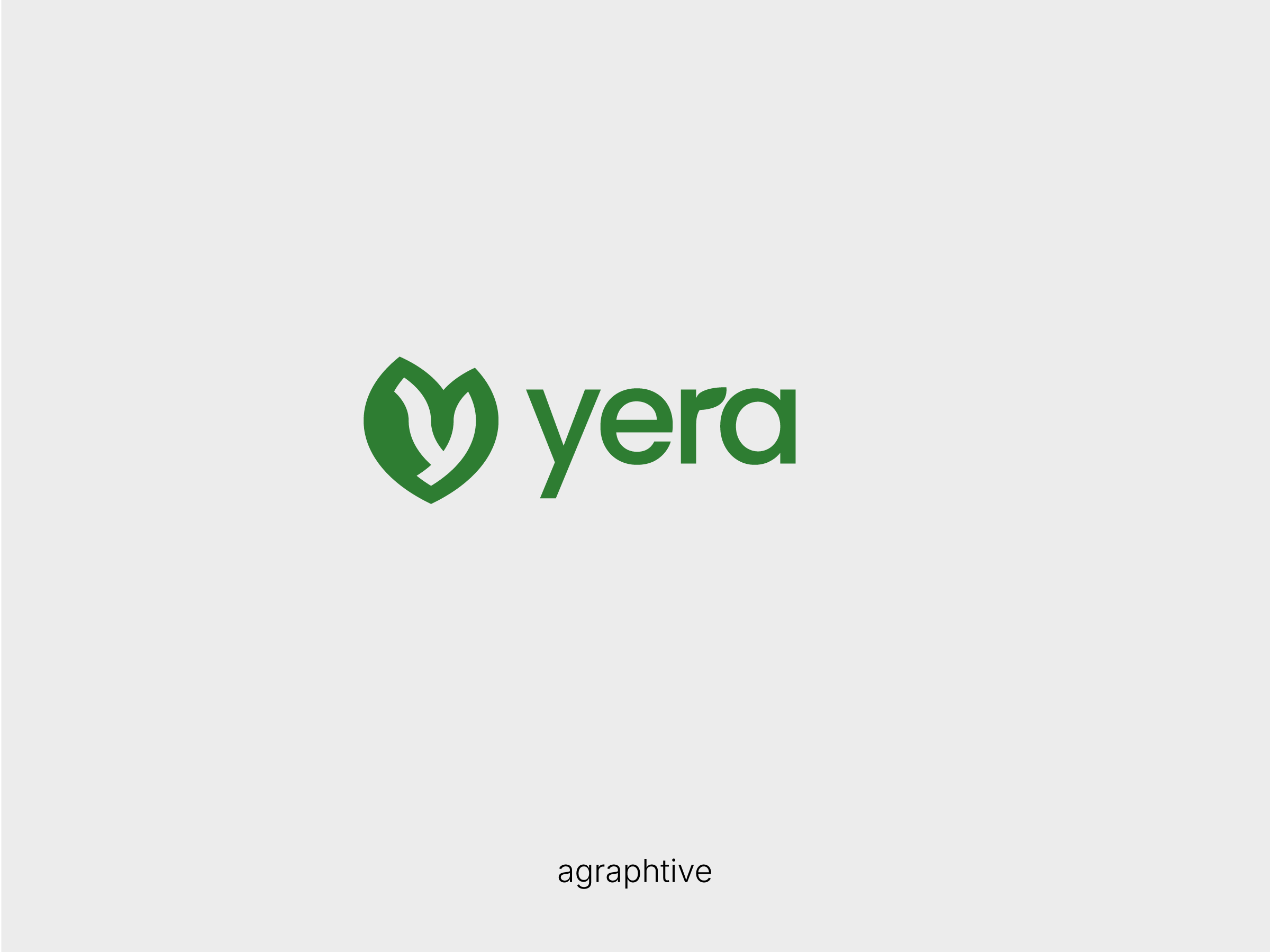 Yera – Healthy Lifestyle app branding calming design clean branding design graphic design green identity growth symbol healthy lifestyle illustration logo minimal natural vibe