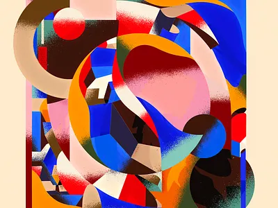 Geometric Fragments 23 3d artwork design graphic design illustration