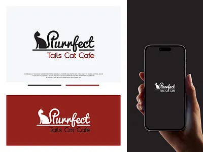 Cat Cafe Logo Design Brand Identity brand identity branding designer graphic graphic design logo logo design logo designer logos