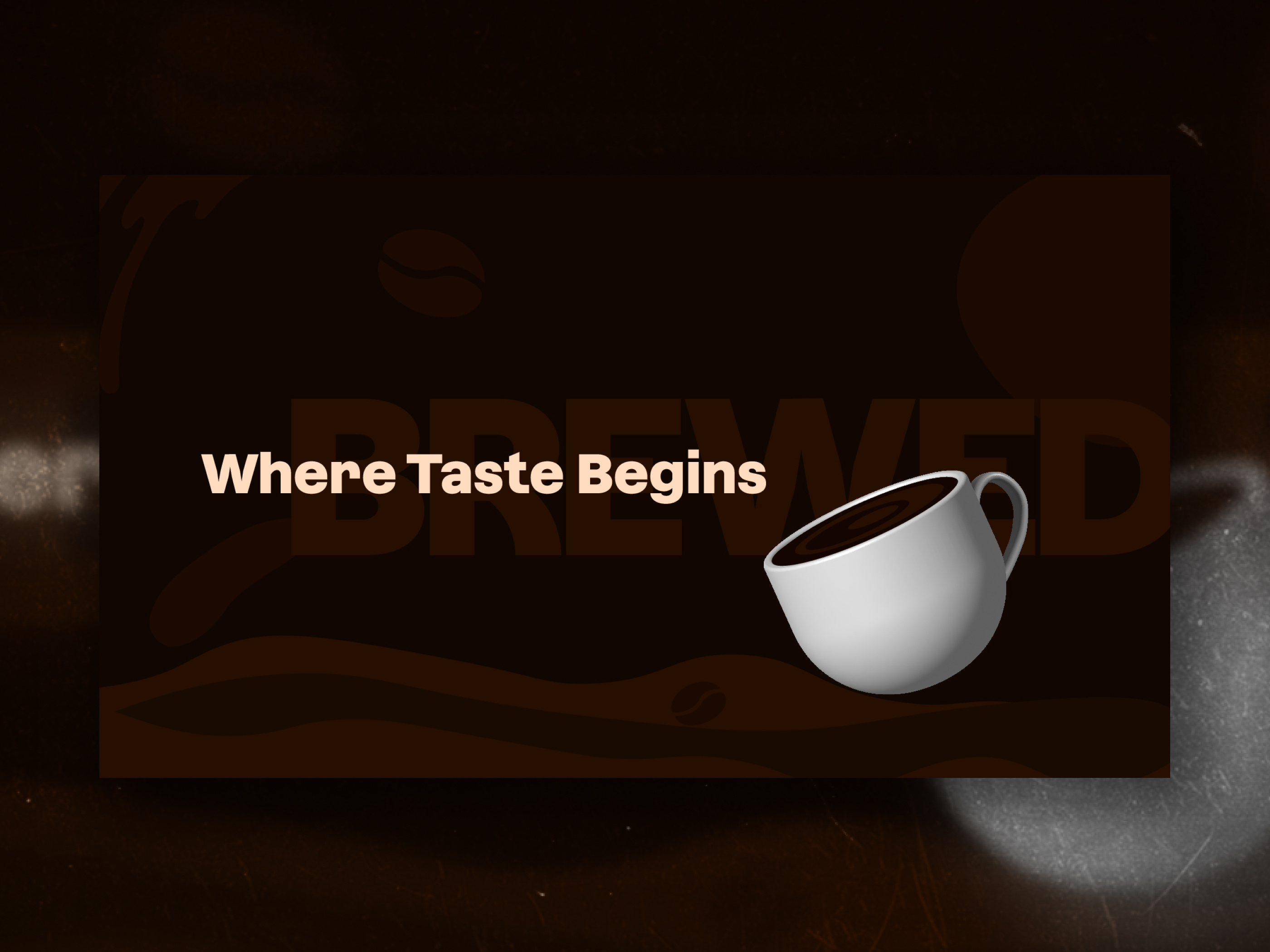 Homepage Banner for UK Coffee Roastery adobe adobe illustrator artwork banner cafe coffee design graphic design hero london manchester roastery simple 3d social media uk united kingdom web web banner website website banner