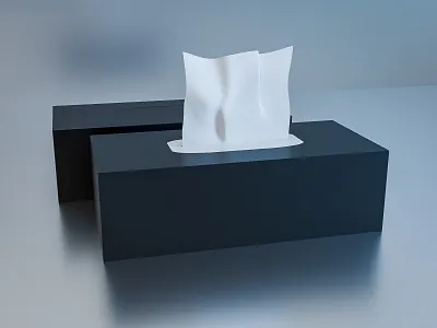 Minimal Tissue Box 3D Render | Blender Practice 3drendering