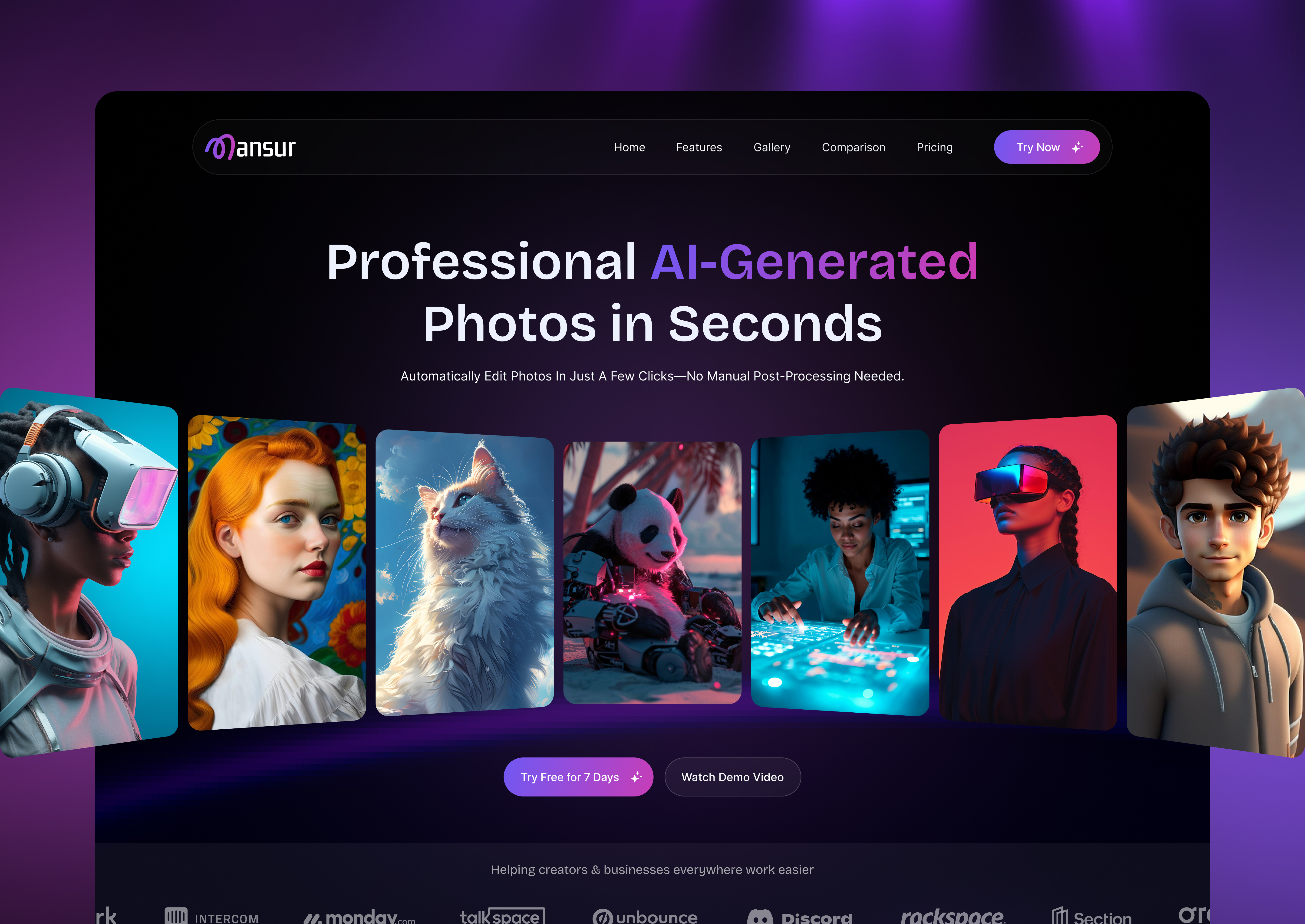 Ai Generative Web UI agency design modern redesign ui web