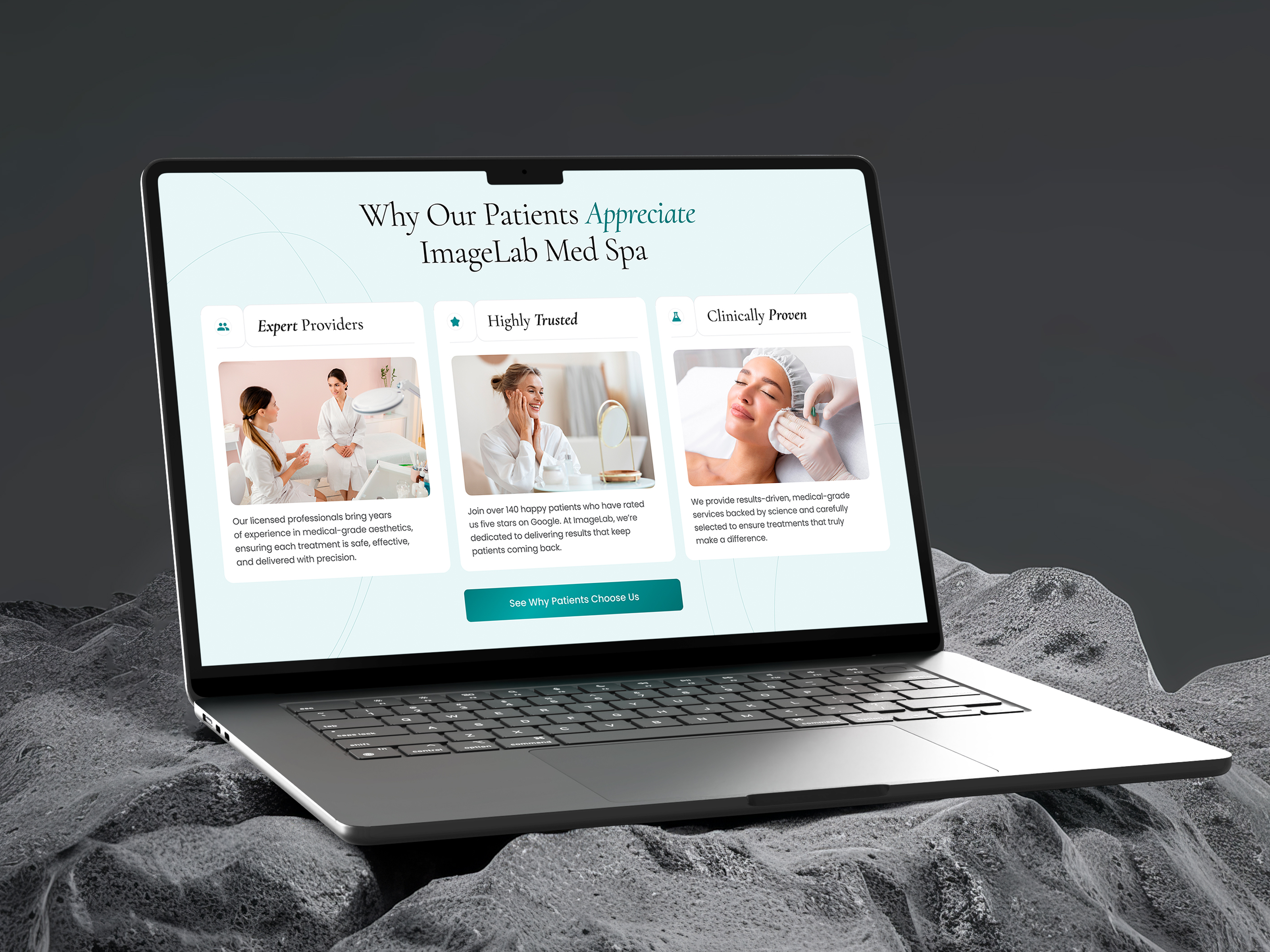 Example of Website Design & Webflow Implementation