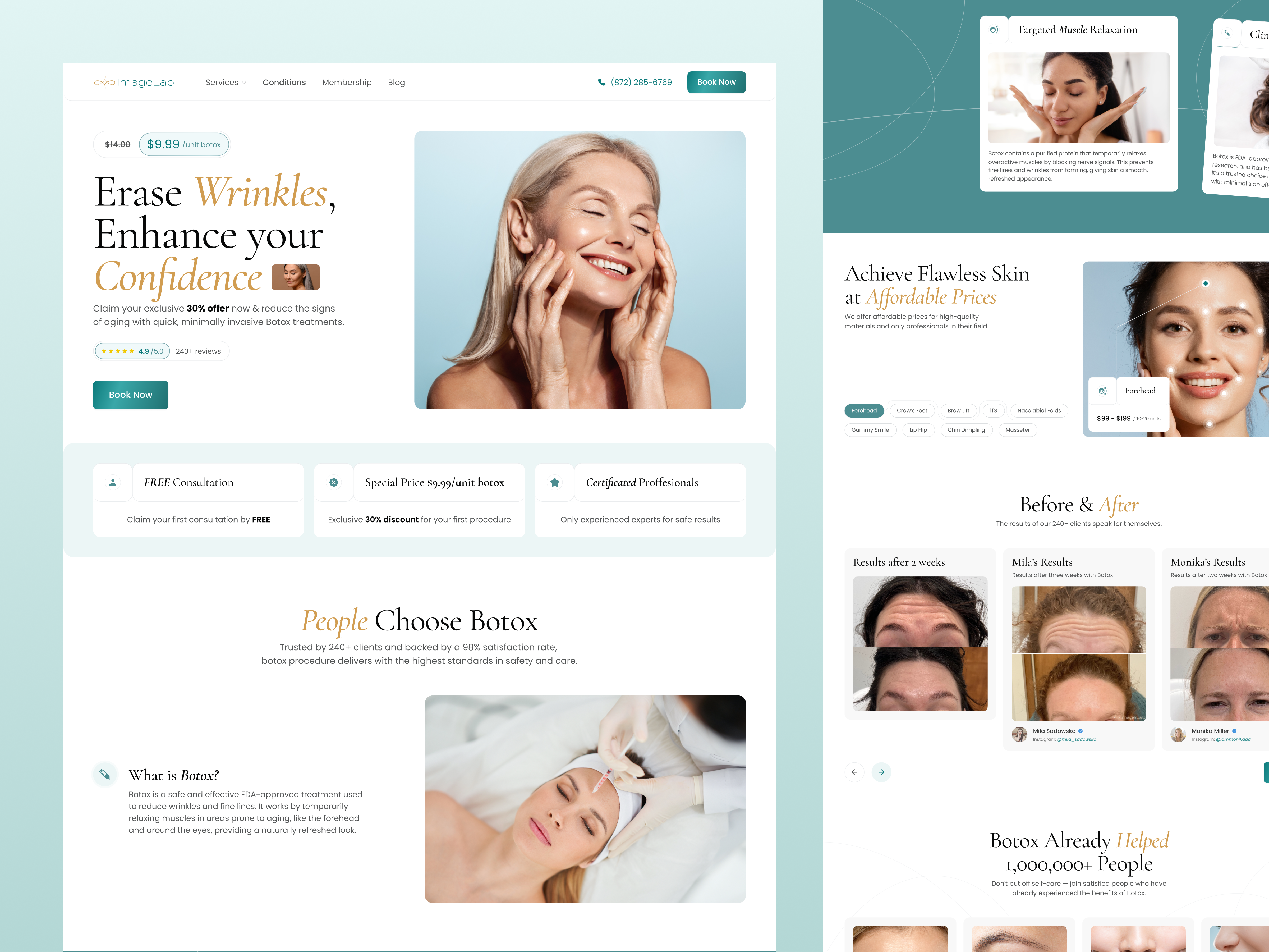 Example of Website Design & Webflow Implementation