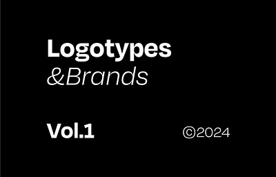 Logotypes & Brands 2024 branding brands logo logotypes
