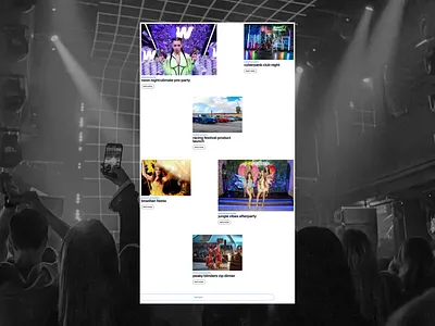 Event Agency website | Case studies section composition creative website design festival design modern website ui uiux web development webdesign website