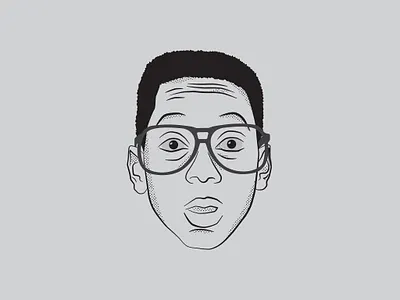 Jaleel White - Steve Urkel, Family Matters @linescurveshapes adobe adobe illustrator design family matters fan art graphic design icon illustration jaleel white sitcome steve urkel vector