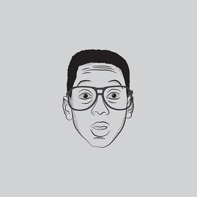 Jaleel White - Steve Urkel, Family Matters @linescurveshapes adobe adobe illustrator design family matters fan art graphic design icon illustration jaleel white sitcome steve urkel vector