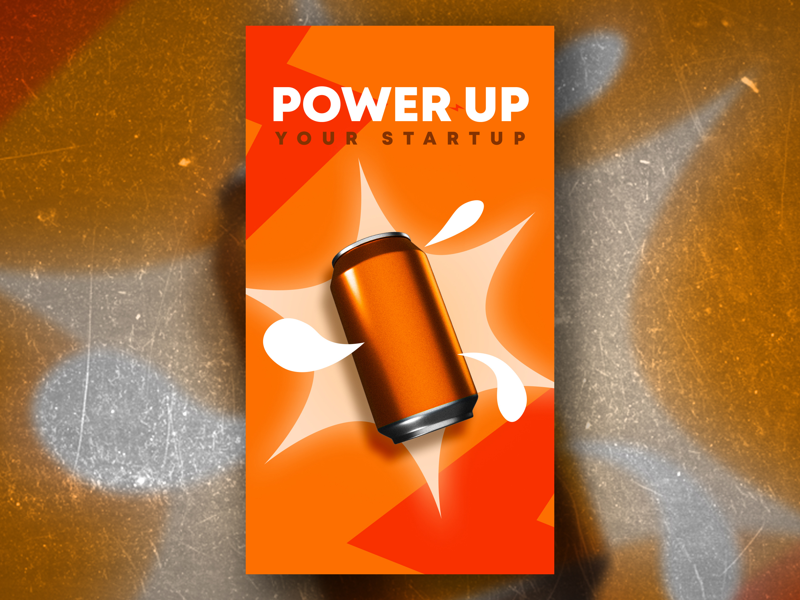 Power Up Your Startup - Instagram Ad - Startup Accelerator Brand accelerator ad ads advertisement art artwork design graphic design instagram post social media social media ads startup