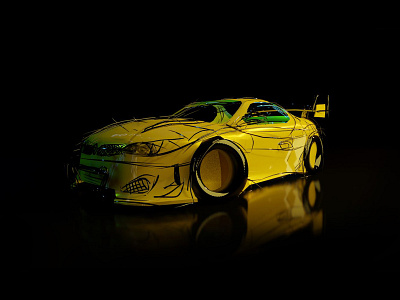3d car sketch by Everson Mayer 3d 3d car sketch by everson mayer car everson mayer sketch