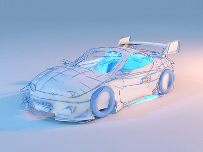 3d car sketch by Everson Mayer 33d 3d 3d car sketch by everson mayer car everson mayer graphic design sketch