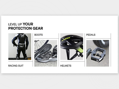 Product Section bike gear bike website branding dailyux design e commerce figma illustration landing page product product details product secrion ui uiux ux uxlife website