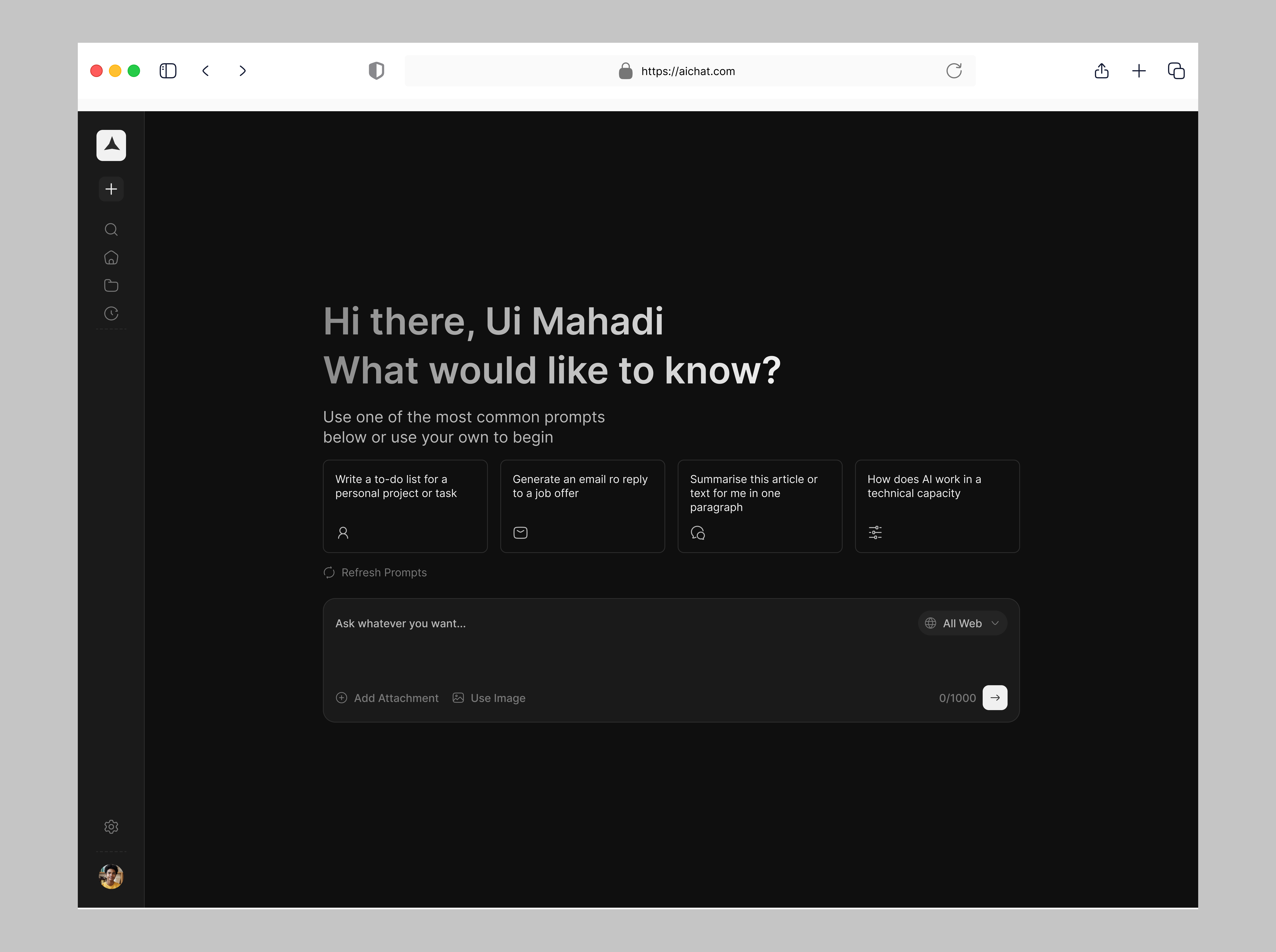 Example of Ai Assistant App Design Per Screen