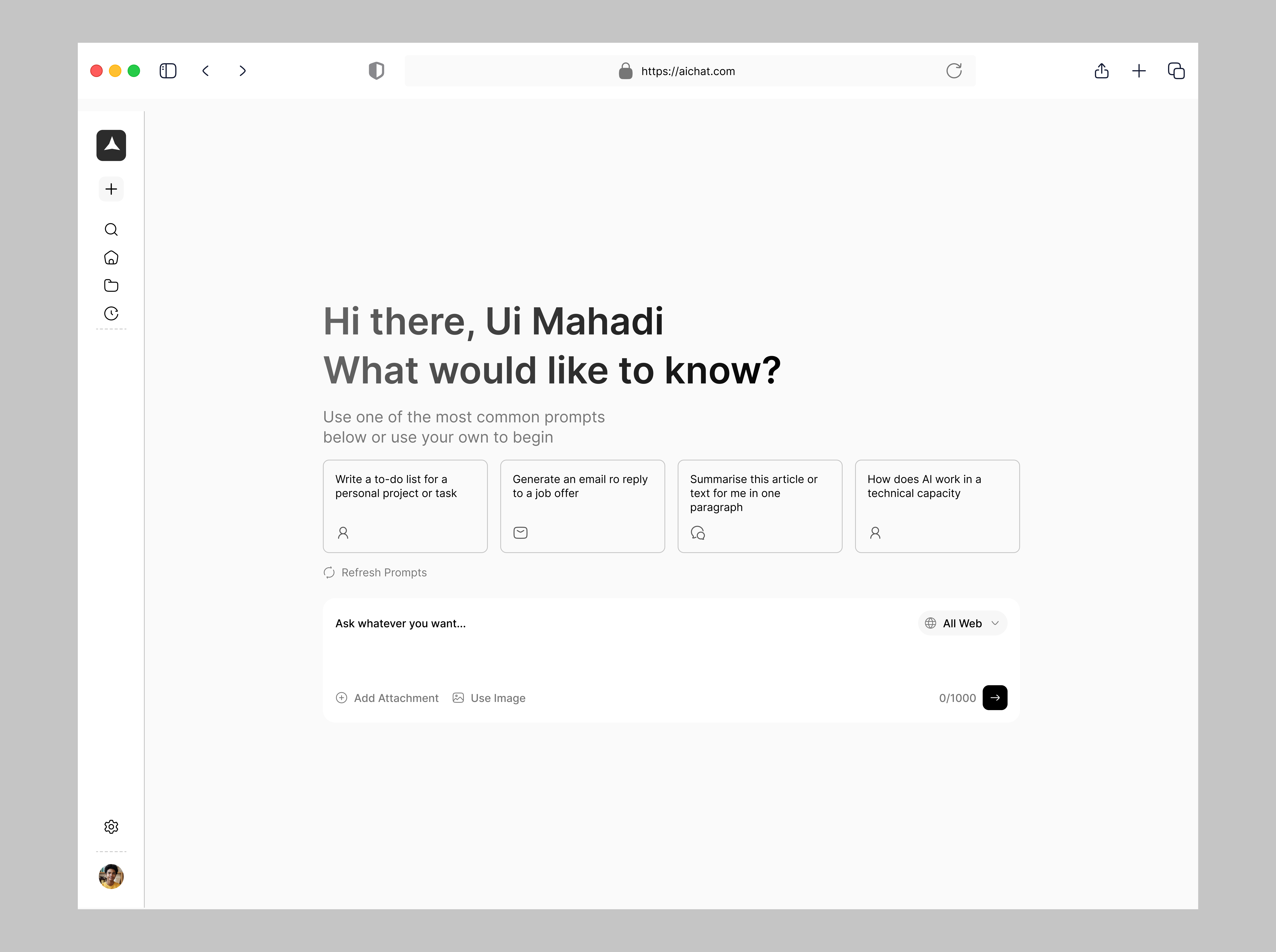 Example of Ai Assistant App Design Per Screen