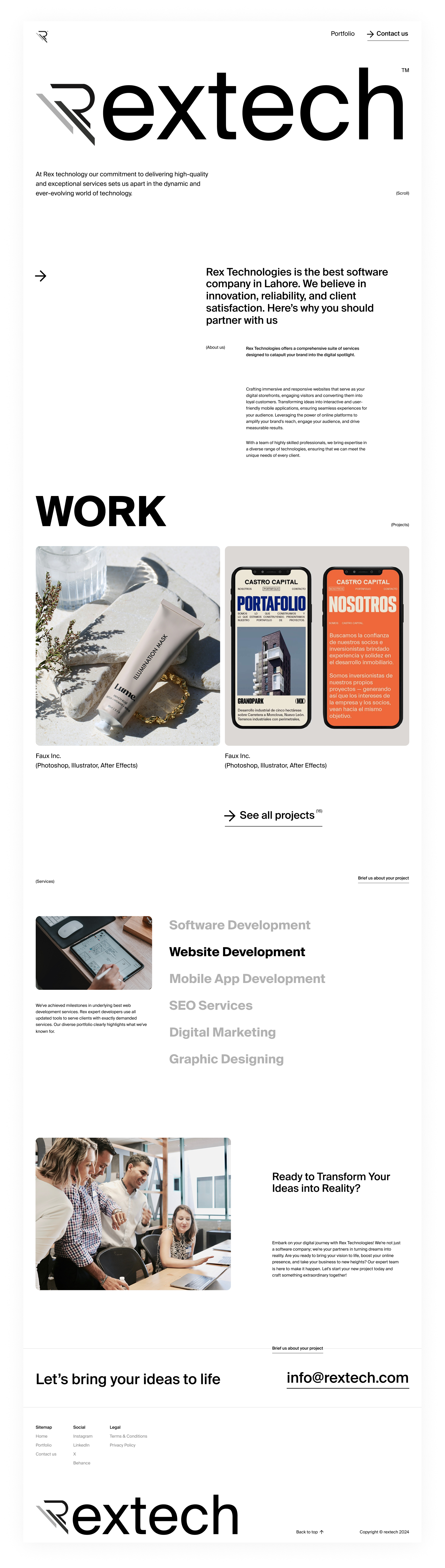 Example of Landing Page Design | Figma