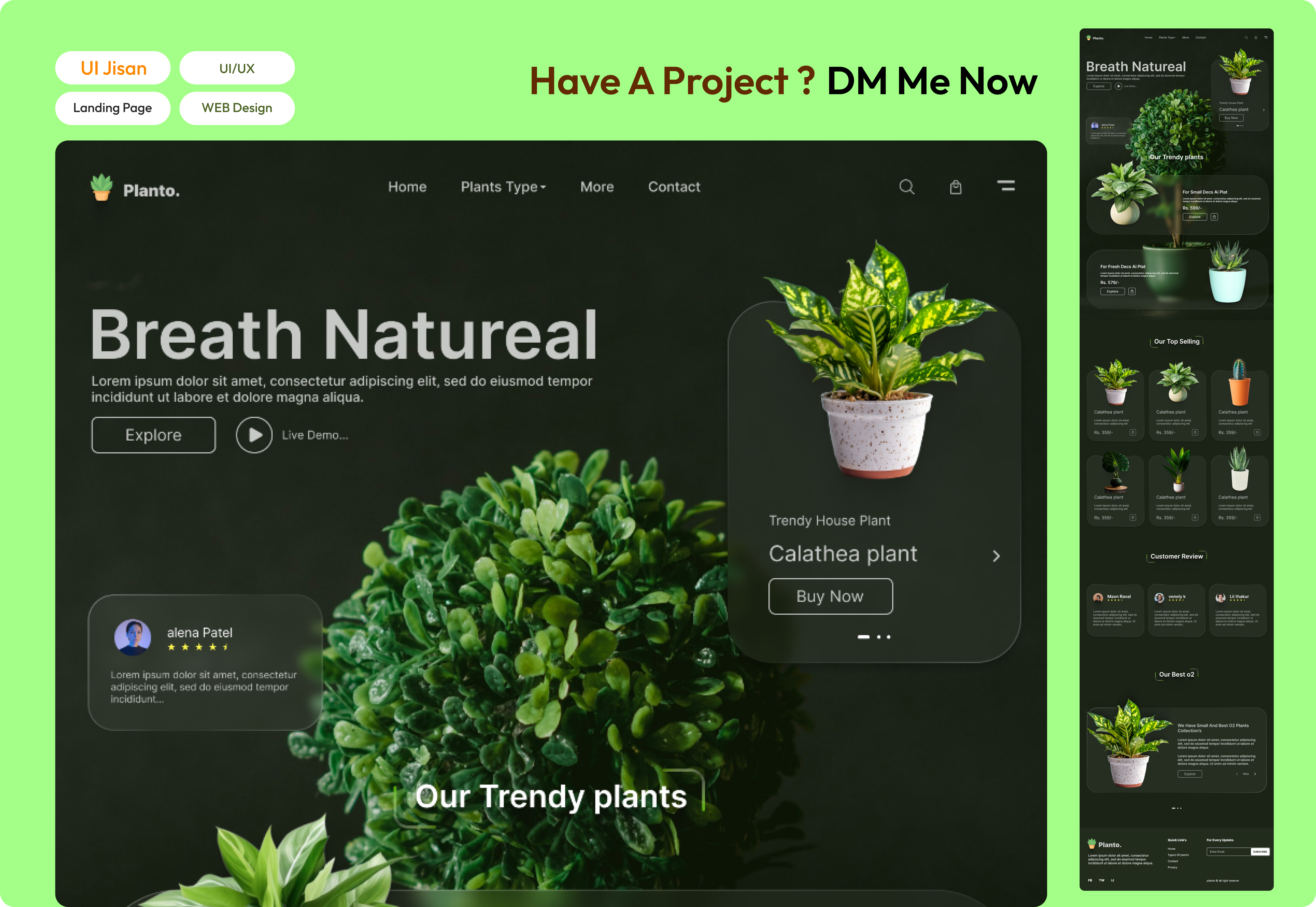 Example of I Will Design Landing Page And Website