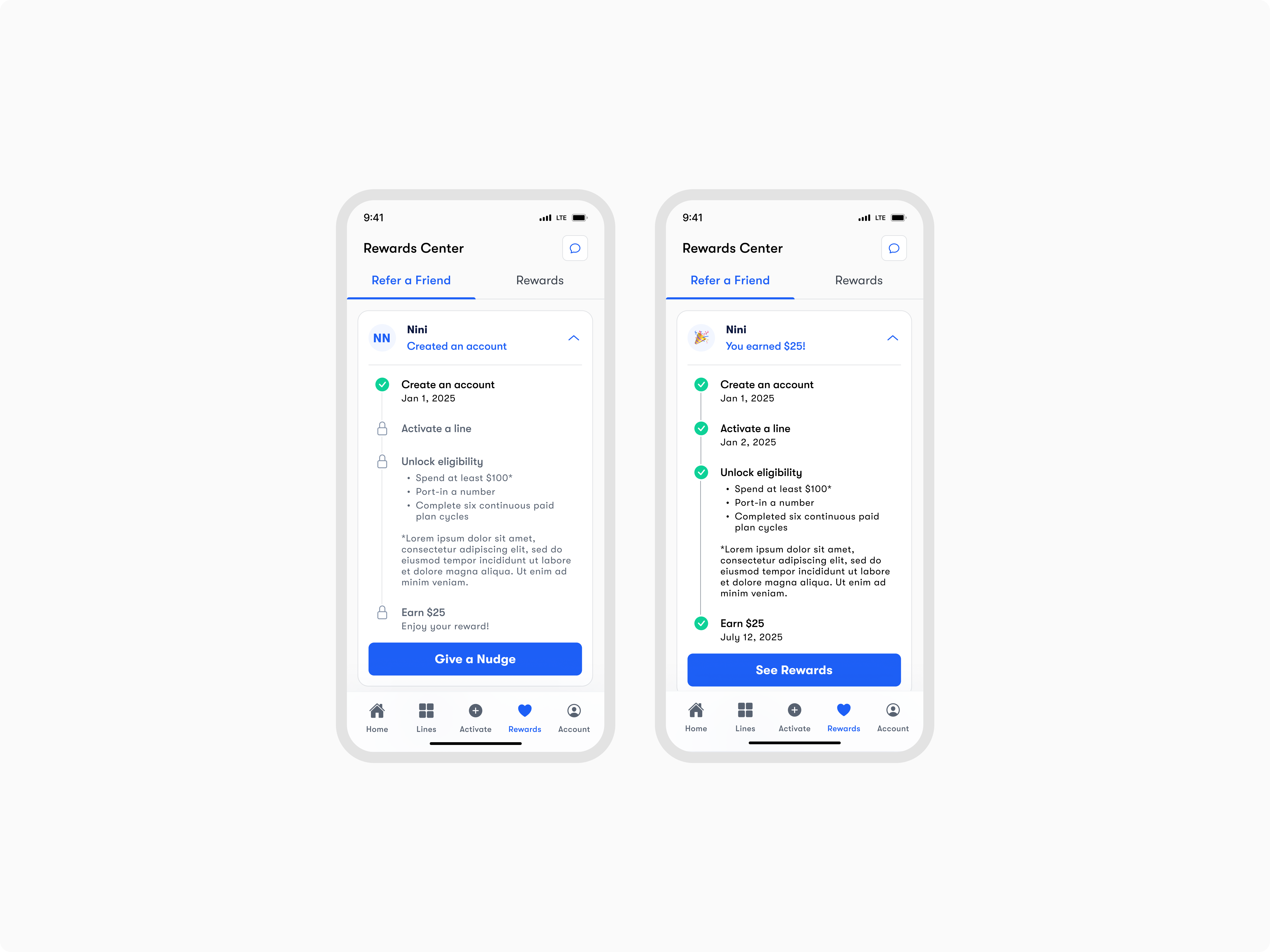 Referral Progress Tracker — Step-by-Step UI dailyui progress referral steps tracker ui uidesign uiux
