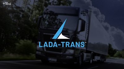 Lada-Trans — Logo design & Brand Identity branding design figma graphic design illustration logistic logo logo design photoshop typography ui ux vector