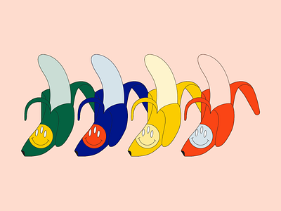 We Branded A Banana banana headword illustration matthew dugger pop art