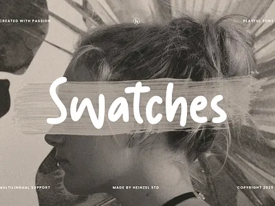 Swatches Handwritten Font beautiful font best seller font branding branding font canva font crafter cricut font cursive font cursive handwriting design elegant elegant font graphic design handwriting font handwritten font illustration modern modern font single line font wedding font