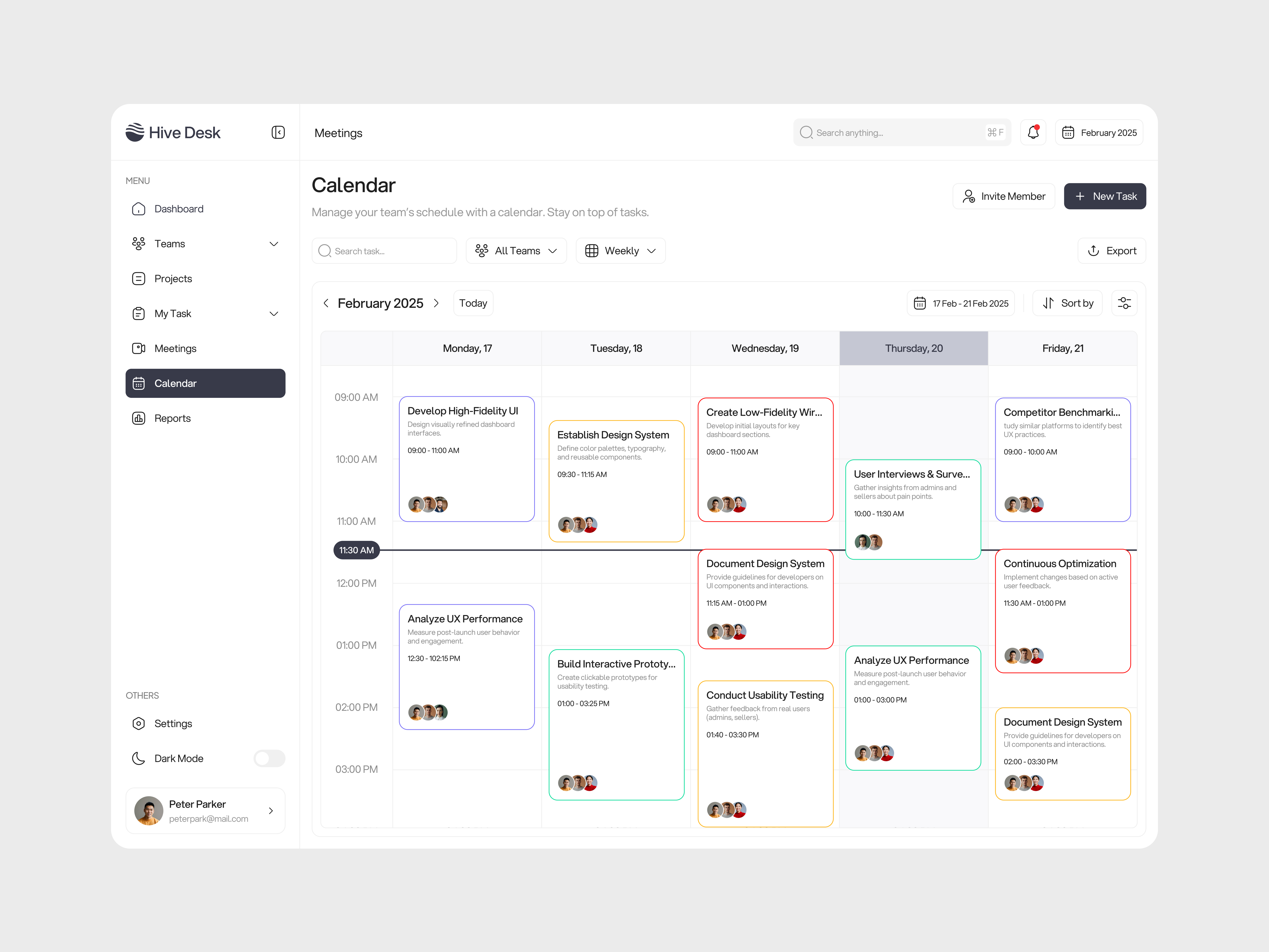 Example of Dashboard Design | 2 Pages