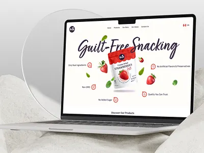 A Juicy Web Launch for Frux! 🍍 brand website cpg (consumer packaged goods) e commerce food beverage fruit snacks healthy snacks minimal design natural foods nutrition product showcase responsive design sustainable packaging uiux web design webflow