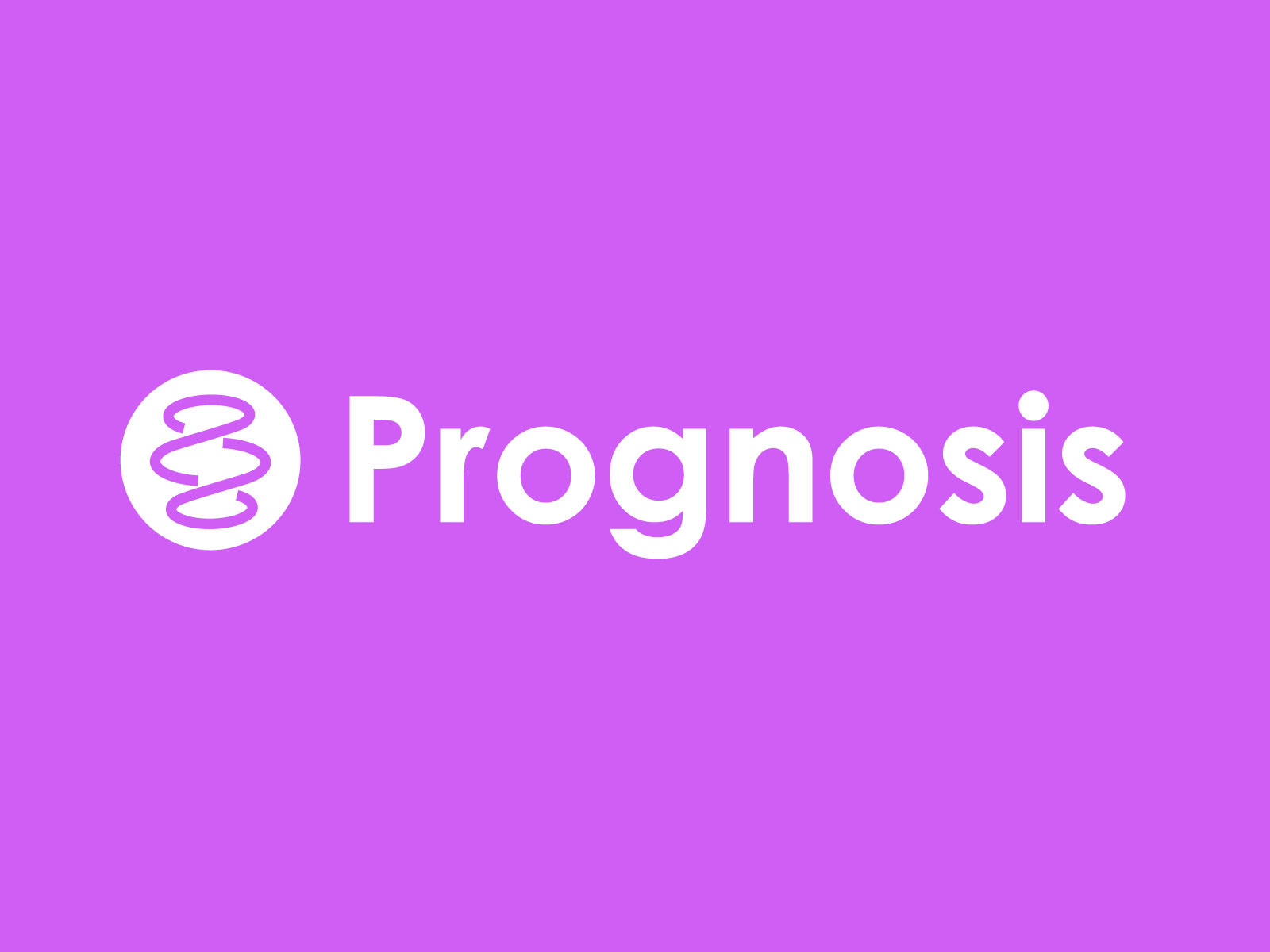 Prognosis bold branding delivery design disribute geometric logo logodesign medical modern
