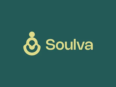 Yoga Logo Design | Soulva branding branding design logo logo design logo design branding logodesign logos meditation meditation logo mindful minimal minimalist logo soulva logo wellness yoga yoga branding yoga logo yoga minimal logo