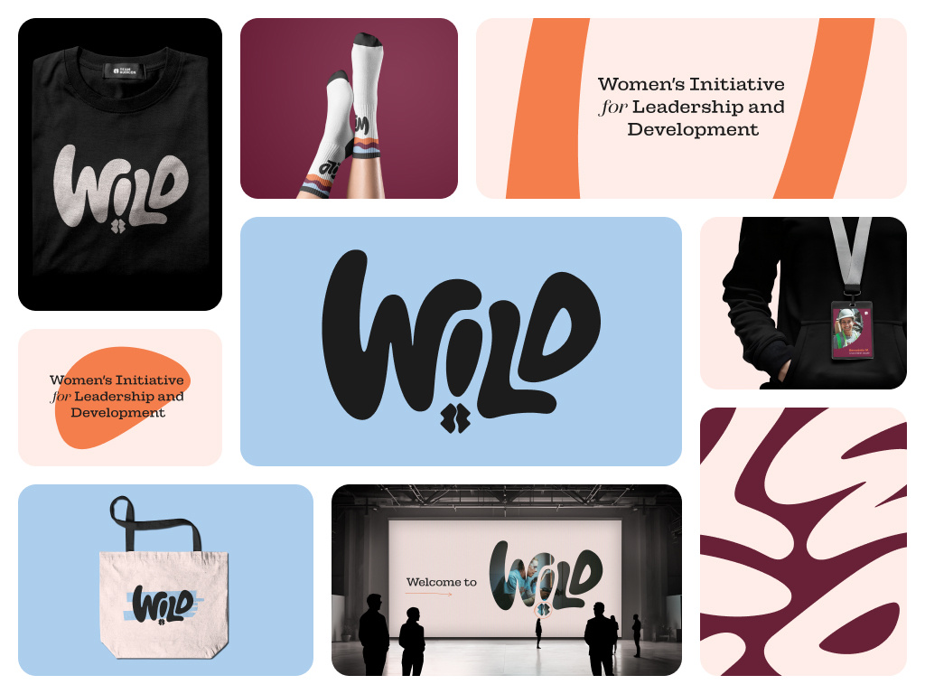 WILD branding for Team Rubicon brand branding design graphic design illustration illustrator initiative layout logo logodesign merch subbrand vector women womenbrand womenempowerment