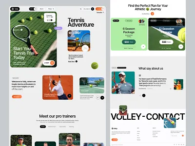 Tennis Academy Website atletics championship football home page landing page landingpage soccer sports table tennis tennis tennis academy tennis lesson tennis training academy tennis website tournament ui ux design web design webdesign website website design