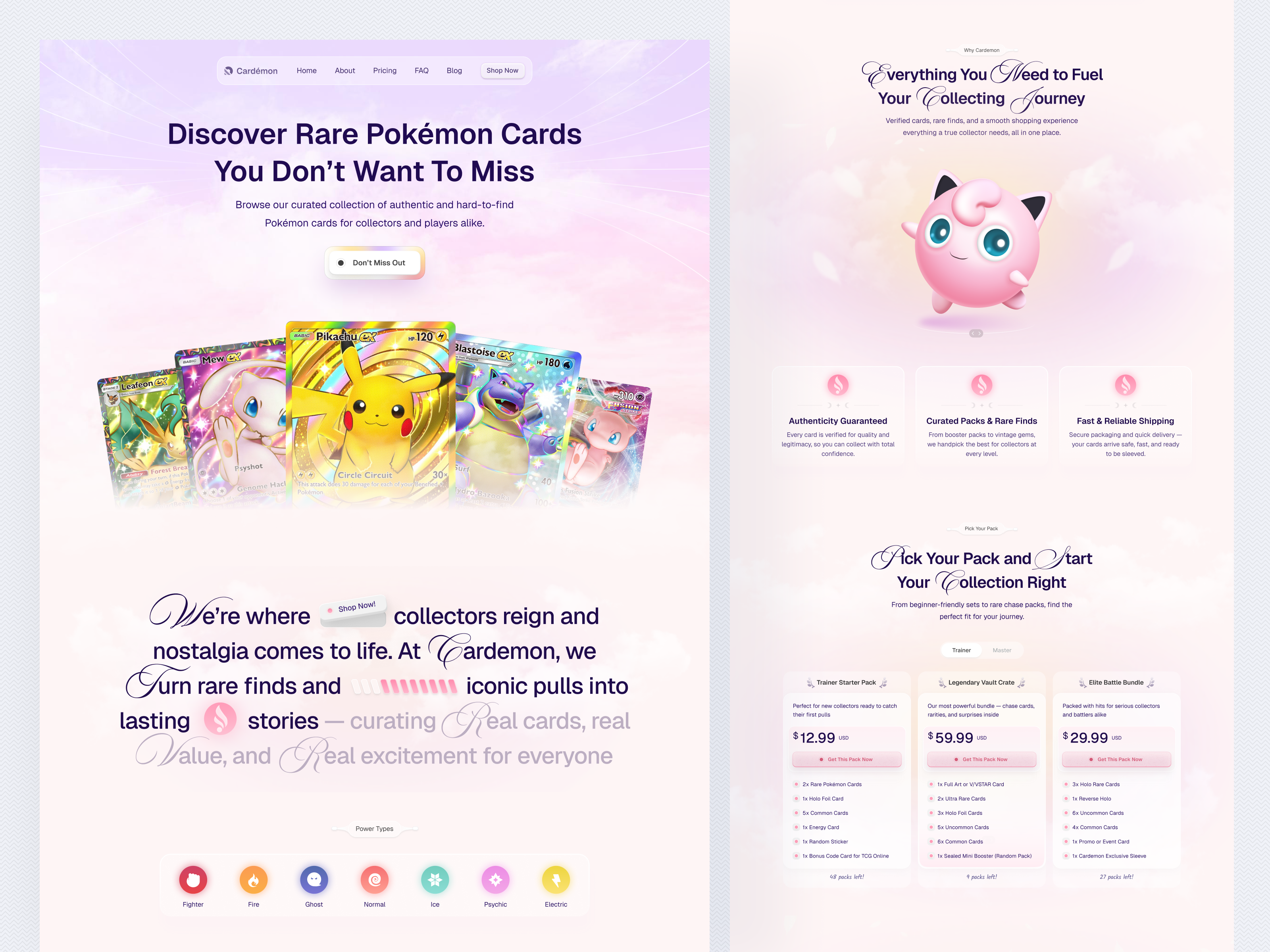 Cardémon - Landing Card Collector 🪽 buy pokemon cards card collector card trading platform collector life digital card shop judha marketplace pokemon pokemon community pokemon deck pokemon hunter pokemon marketplace pokemon tcg rare pokemon cards saas sell pokemon cards shiny card tcg collection tcg lovers trading card game