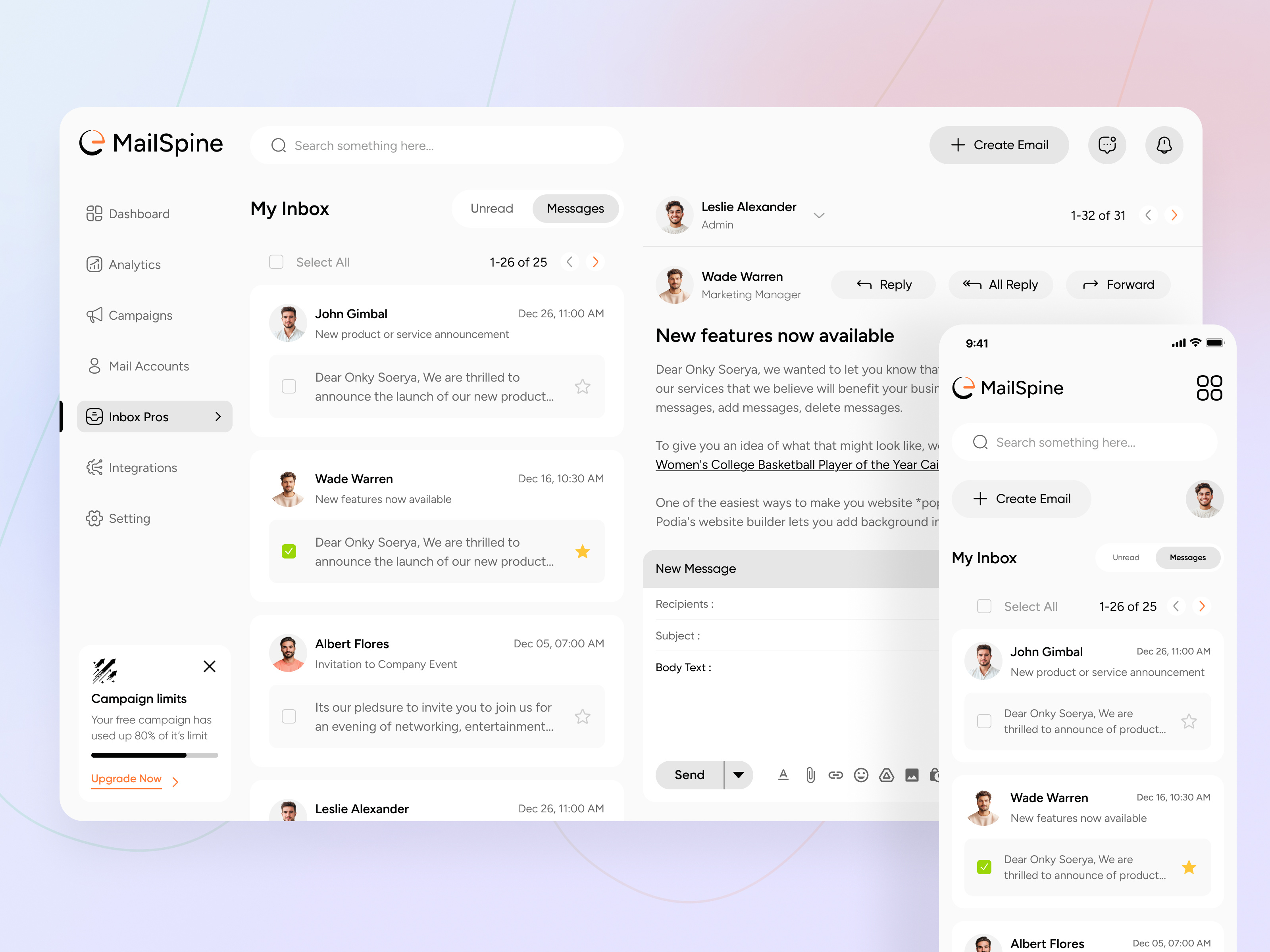 Example of Dashboard Design Concept