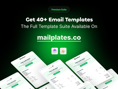 MailPlates - Transactional Email Templates ecommerce email figma html saas sendgrid