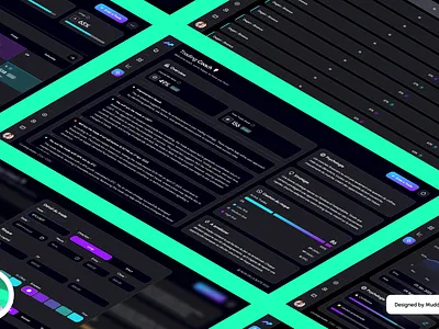 Trade AI - Dark UI UX Design by MD ui components