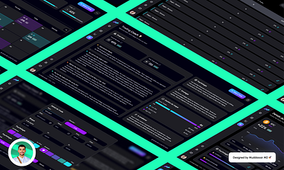Trade AI - Dark UI UX Design by MD ui components