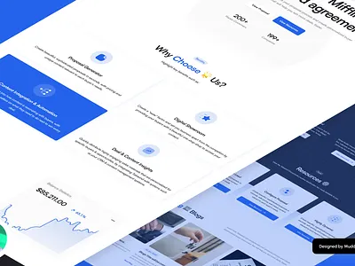 Tailwind Development Landing Page UI UX Design by MD landing page ui