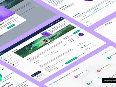 Giving Compass - Nonprofit Agency UI UX Design by MD ui components